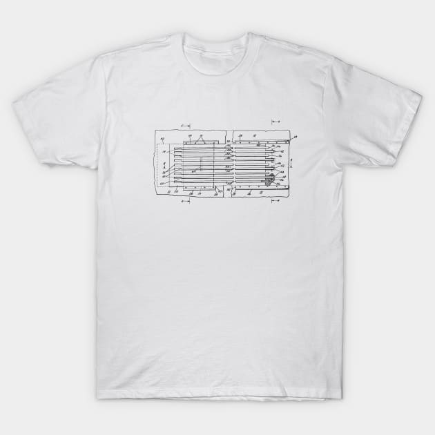 Water Jet Propelled Vintage Patent Hand Drawing T-Shirt by TheYoungDesigns